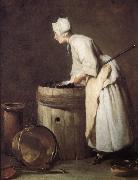 Cleaning maid Jean Baptiste Simeon Chardin